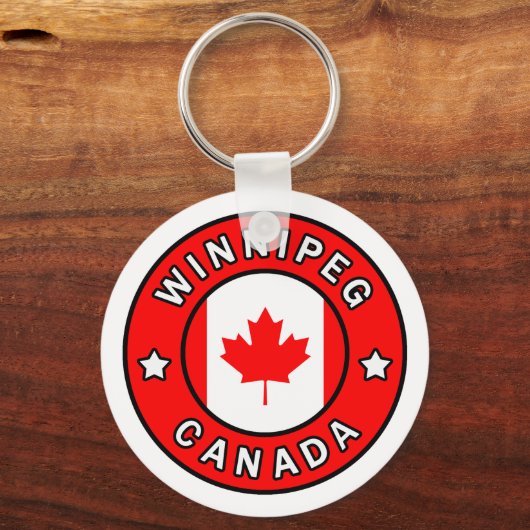 ウィニペグカナダ キーホルダー (正面)