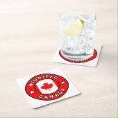 ウィニペグカナダ スクエアペーパーコースター (インサイチュ)