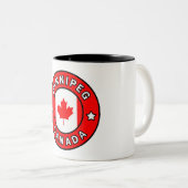 ウィニペグカナダ ツートーンマグカップ (正面右)
