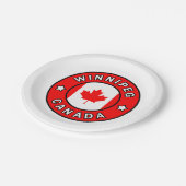 ウィニペグカナダ ペーパープレート (アングル)