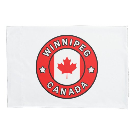 ウィニペグカナダ 枕カバー (正面)