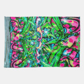 ウィニペググラフィティウォールキッチンタオル キッチンタオル (横)