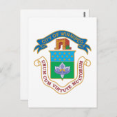 ウィニペグコート・オブ・アームズ ポストカード (正面/裏面)