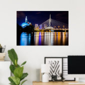 ウィニペグスカイライン ポスター (ホームオフィス)