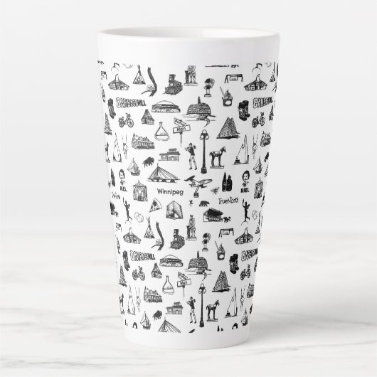 ウィニペグマグ カフェラテマグ (正面)