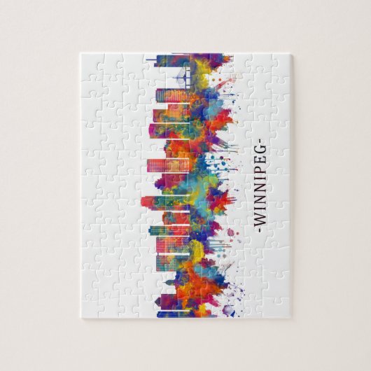 ウィニペグマニトバスカイライン ジグソーパズル (縦)