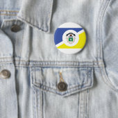 ウィニペグ国旗、マニトバのボタン 缶バッジ (インサイチュ)