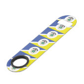 ウィニペグ国旗、マニトババー鍵 スピード栓抜き (正面アングル)