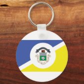 ウィニペグ国旗、マニトバ・キーチェーン キーホルダー (正面)