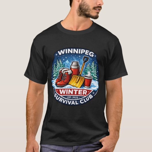 ウィニペグ・ウィンター・サバイバル・クラブTシャツ Tシャツ (正面)