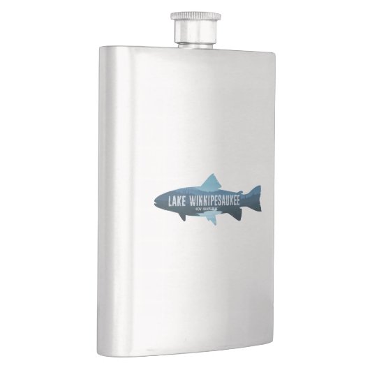 ウィニペサukeeニューハンプシャー州の魚 フラスク (右)