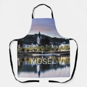 ウィニングンモセルサンセットパノラマドイツヴィンテージ エプロン (正面)