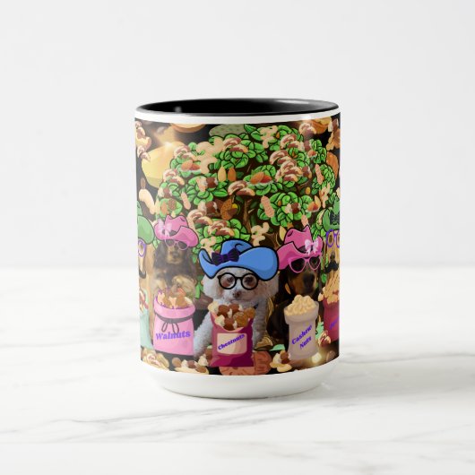 ウィニーはナッツのコーヒーマグだ マグカップ (中央)