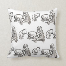 ウィニーザプーオリジナルスケッチ装飾用クッション