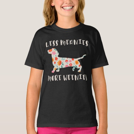 ウィニー増えてミニーは減って Tシャツ (正面)