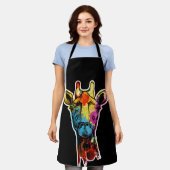 ウィニー・ザ・プー・ルイ・ヴィユニセックストンTシャツ エプロン (着用した状態)