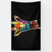 ウィニー・ザ・プー・ルイ・ヴィユニセックストンTシャツ 横断幕 (縦)