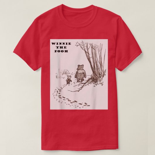 ウィニー・ベアと豚1926 Tシャツ (デザイン正面)