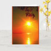 ウィネバゴ考えるサンセットオブユー カード (黄色い花)