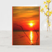 ウィネバゴ考えるサンセットオブユー カード (黄色い花)