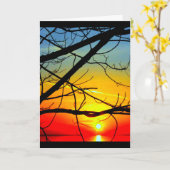 ウィネバゴ考えるサンセットオブユー カード (黄色い花)