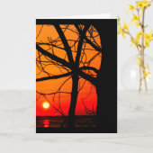 ウィネバゴ考えるサンセットオブユー カード (黄色い花)