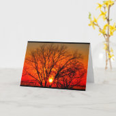 ウィネバゴ考えるサンセットオブユー カード (黄色い花)