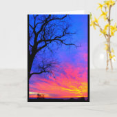 ウィネバゴ考えるサンセットオブユー カード (黄色い花)