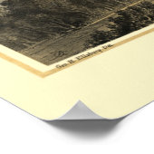 ウィノナ県MNパノラママップ – 1867 ポスター (角)