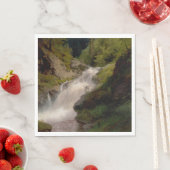 ウィノーナ滝（米国風景） (by Hermann Herzog) スタンダードランチョンナプキン (インサイチュ)