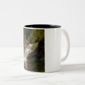 ウィノーナ滝（米国風景） (by Hermann Herzog) ツートーンマグカップ (正面右)