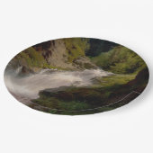 ウィノーナ滝（米国風景） (by Hermann Herzog) ペーパープレート (アングル)