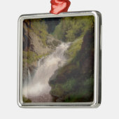 ウィノーナ滝（米国風景） (by Hermann Herzog) メタルオーナメント (左)