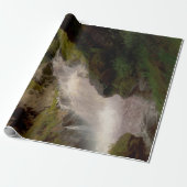 ウィノーナ滝（米国風景） (by Hermann Herzog) ラッピングペーパー (アンロールド)