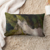 ウィノーナ滝（米国風景） (by Hermann Herzog) ランバークッション (ブランケット)