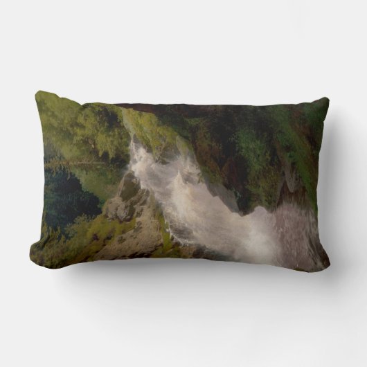 ウィノーナ滝（米国風景） (by Hermann Herzog) ランバークッション (正面)