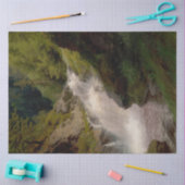 ウィノーナ滝（米国風景） (by Hermann Herzog) 薄葉紙 (クラフト)