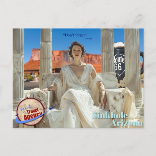 「ウィノ忘れナ」おみやげポストカード ポストカード (正面)