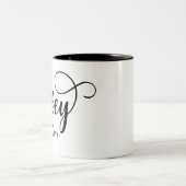 ウィフィエスト |妻のパーソナライズされた花嫁への贈り物 ツートーンマグカップ (中央)