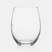 ウィフィモダンー ステムなしワイングラス (左)