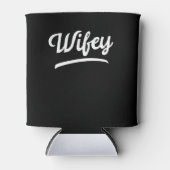 ウィフィーたった今結婚しましたカップル夫婦 缶クーラー (正面)