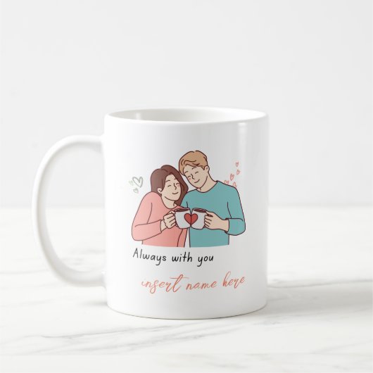 ウィフィーとハビーマグカップルマグ コーヒーマグカップ (左)