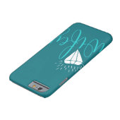 ウィフィーターコイズスクリプト&ダイヤモンド Case-Mate iPhoneケース (底)