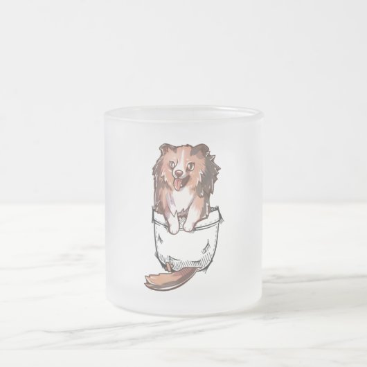 ウィフィードッグ母ナース フロストグラスマグカップ (中央)