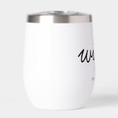 ウィフィーモダンミニマリストのスクリプパーソナライズされたトブライド (正面)