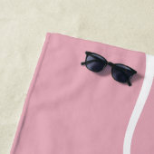 ウィフィー赤面ピンクビーチタオル ビーチタオル (インサイチュ)