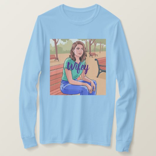 ウィフィー長袖Tシャツ Tシャツ (デザイン正面)