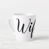 ウィフィー カフェラテマグ (左アングル)