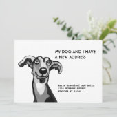 ウィペットと私たちの引っ越し案内カード 案内状 (スタンド正面)