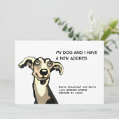 ウィペットと私たちの引っ越し、フラット発表カード 案内状 (スタンド正面)